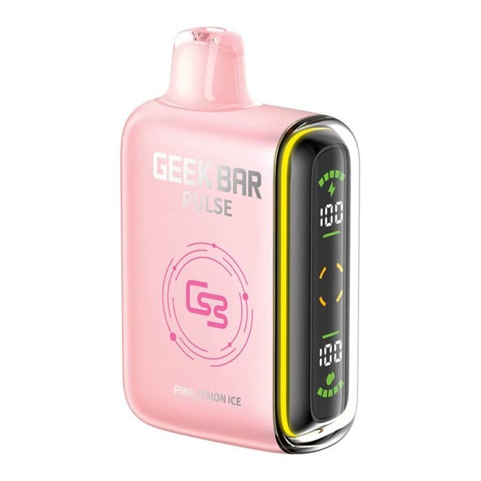 Geek Bar Pulse Disposable Vape Device - Pink Lemon Ice - Image 1