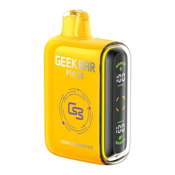 Geek Bar Pulse Disposable Vape Device - Tropical Mango Ice - Image 1