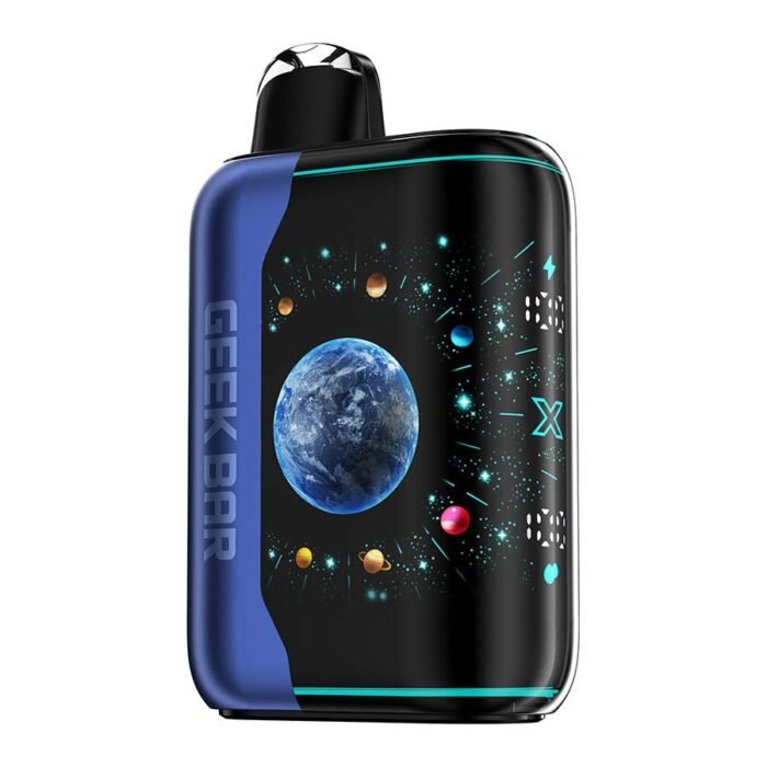 Geek Bar Pulse X Platinum Edition Disposable Vape Device - Peach Berry Lime Ice - Image 1