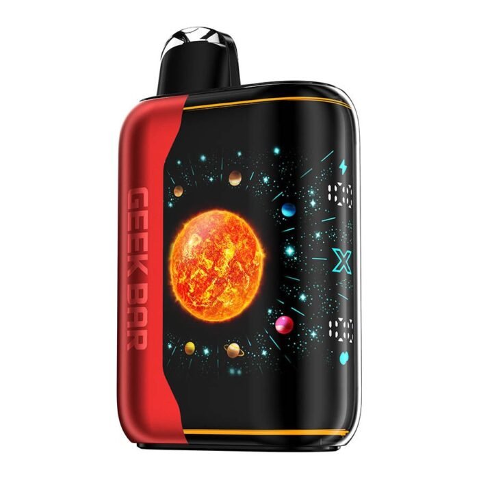 Geek Bar Pulse X Platinum Edition Disposable Vape Device - Strawberry Twist Ice - Image 1